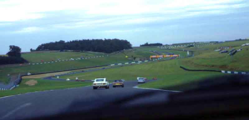 Blasting round Donington
Navigator in charge of the camera