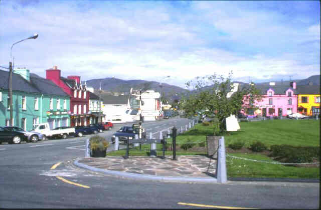 Pretty village of Sneem on the Ring of Kerry