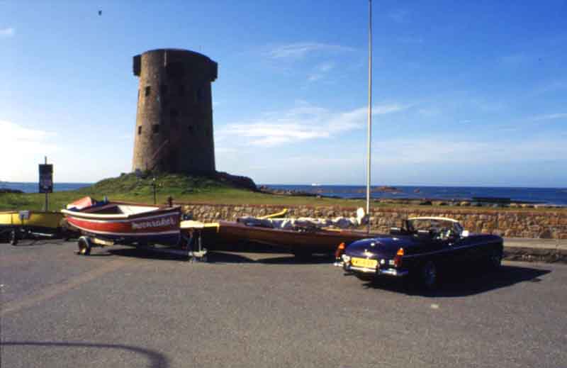 Martello Tower at one of the bays