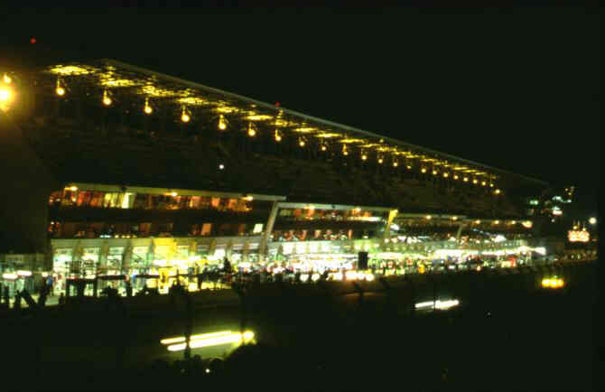 The pits by night