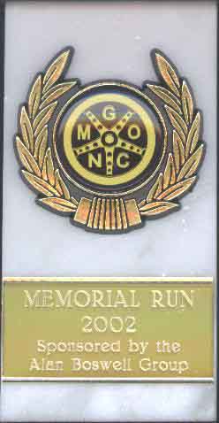 Finishers trophy.