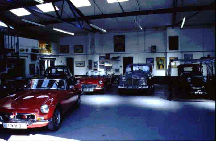 The workshop of Beaulieu Garage