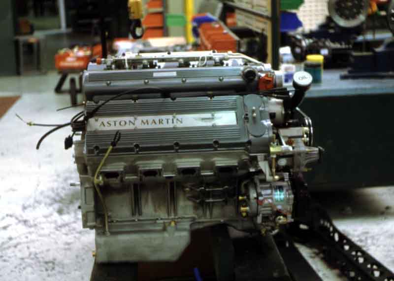 Finished engine
complete with builders signature on cam-cover.