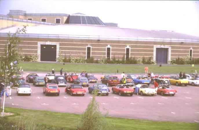 Lining up at Gaydon