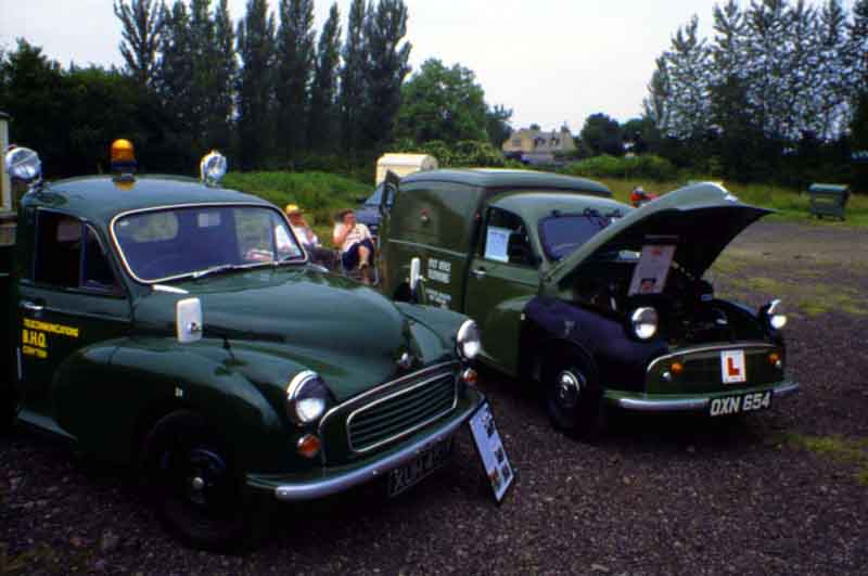 Classic GPO vans at Toddington.