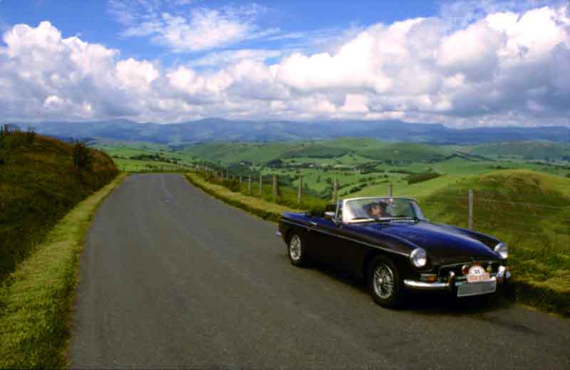 Back in the hills and valleys
hardly another car to be seen