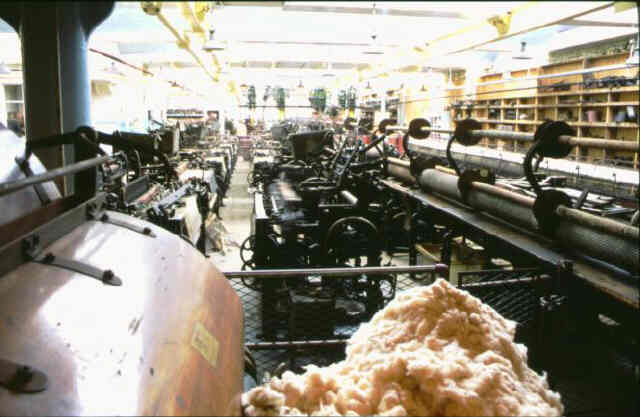 Spinning and weaving shed