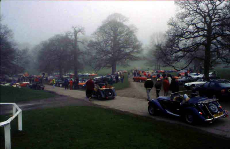 Misty start at Chatsworth House