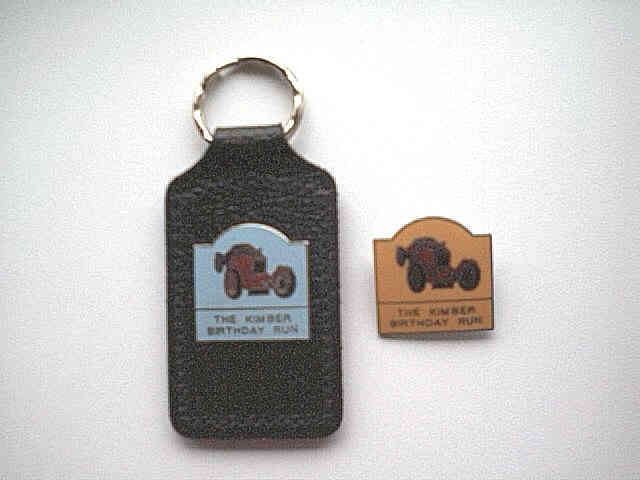 Finishers medal and commemorative key fob