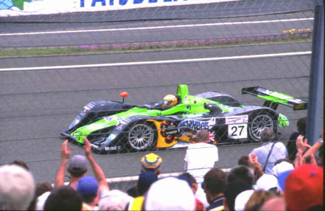 ... mixing it with the Audis ...