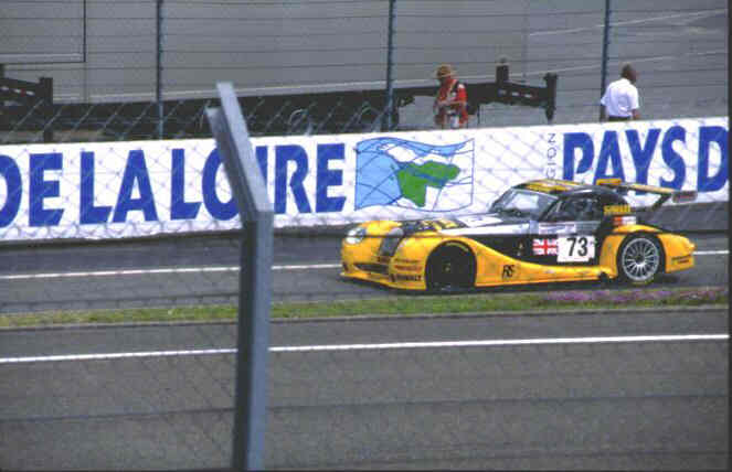 Morgan has a long stop just after the start but comes back out to cheers and plods on to the end