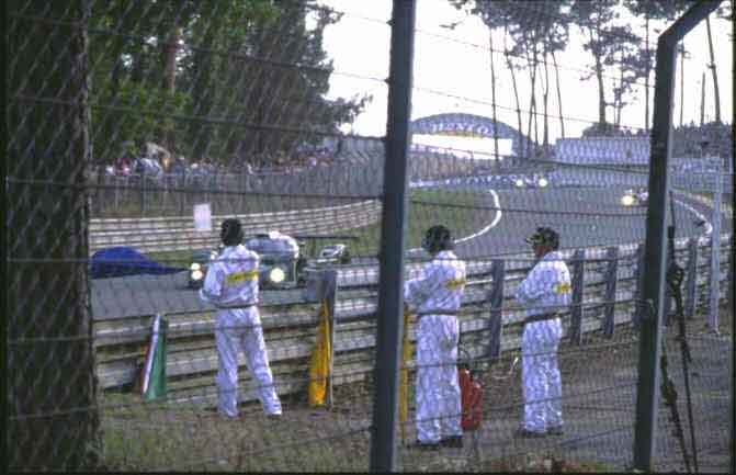 Between the Esses and Tertre Rouge
very close to the track and a sense of the real speed of the cars 