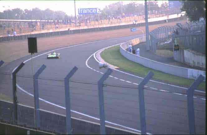 ... but not for long.  Very soon after this it stopped out on the circuit