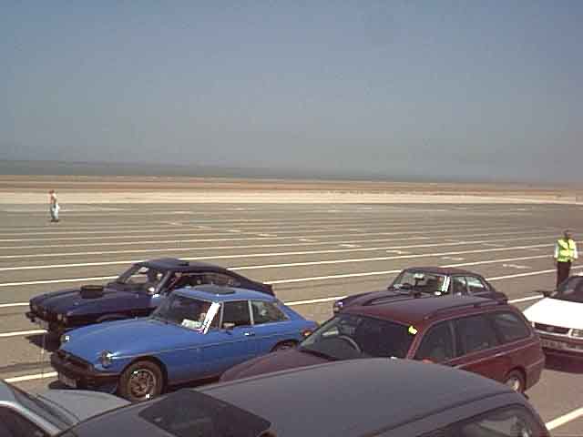 Ready for boarding the Sea Cat at Calais