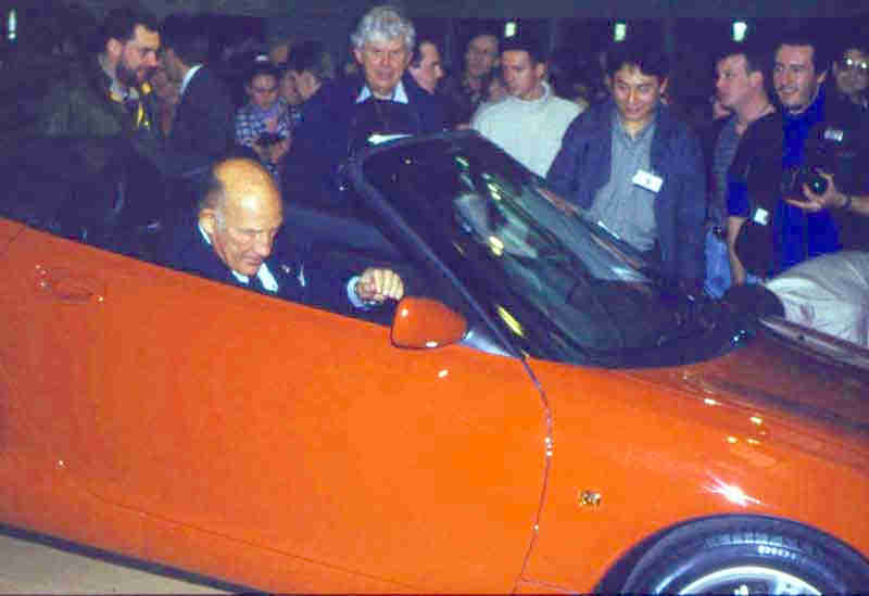 Stirling Moss tries it on for size...
